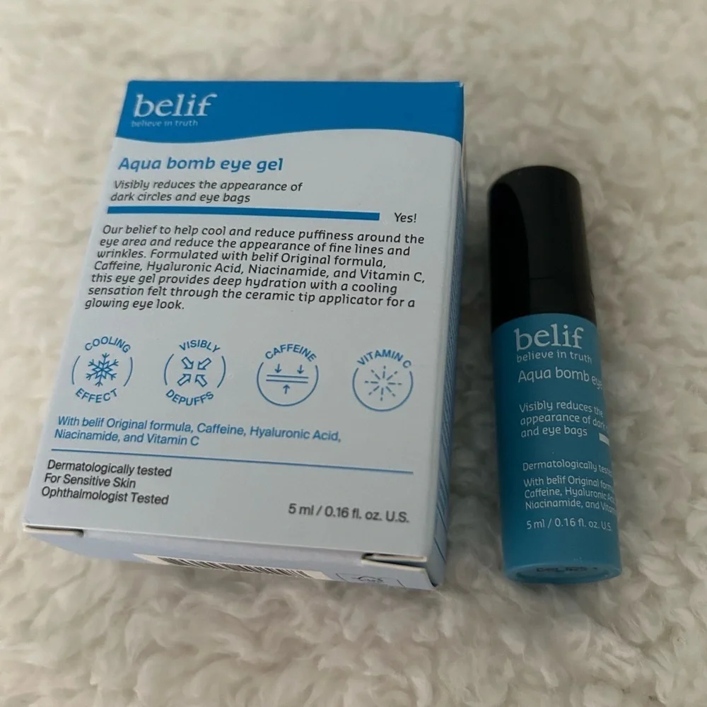 Belif Aqua Bomb Eye Gel Sample NEW